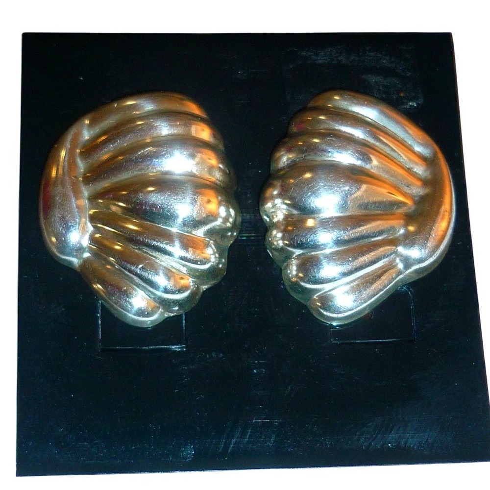 Vintage Puffed Sterling Silver Butterfly Wing Post Earrings 925 Lightweight